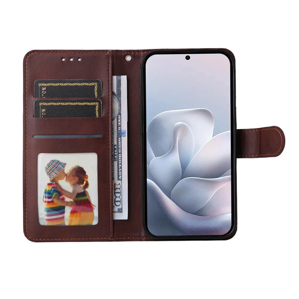 HAT PRINCE for Motorola Edge 70 Fusion+ 5G / Motorola Edge 70 Fusion 5G Wallet Case ENKAY  Calf Texture Leather Phone Stand Cover with Hydrogel Film / Strap - Pink - 4