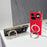 For Nothing Phone (4a) Pro Magnetic Case Litchi Pattern TPU PU Cover with Electroplated Metal Ring Kickstand - Red - 6