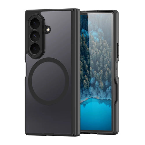 DUX DUCIS for Samsung Galaxy Z Fold8 Ultra Magnetic Case  Expn Series PC + TPU Phone Back Cover - Black - 1