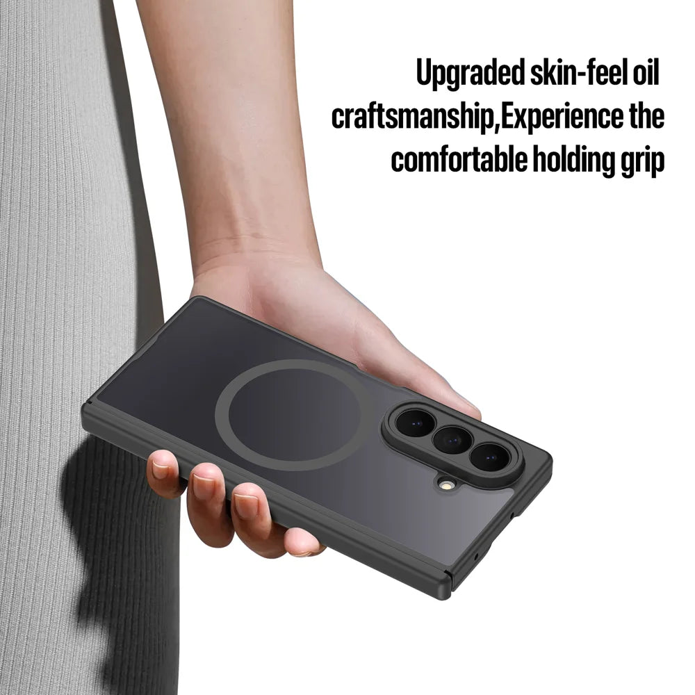 DUX DUCIS for Samsung Galaxy Z Fold8 Ultra Magnetic Case  Expn Series PC + TPU Phone Back Cover - Black - 6