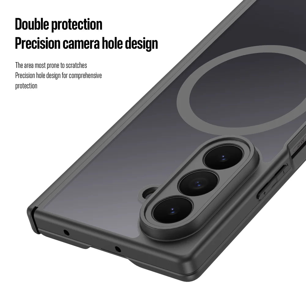 DUX DUCIS for Samsung Galaxy Z Fold8 Ultra Magnetic Case  Expn Series PC + TPU Phone Back Cover - Black - 7