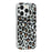 For iPhone 15 Pro Magnetic Case Hollow Leopard Print Design TPU PC Phone Back Cover - Style 3 - 1