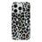 For iPhone 15 Pro Magnetic Case Hollow Leopard Print Design TPU PC Phone Back Cover - Style 3 - 2