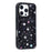 For iPhone 16 Pro Max Magnetic Case TPU PC Phone Cover with Detachable Colorful Stars Black Backplate - Black - 4