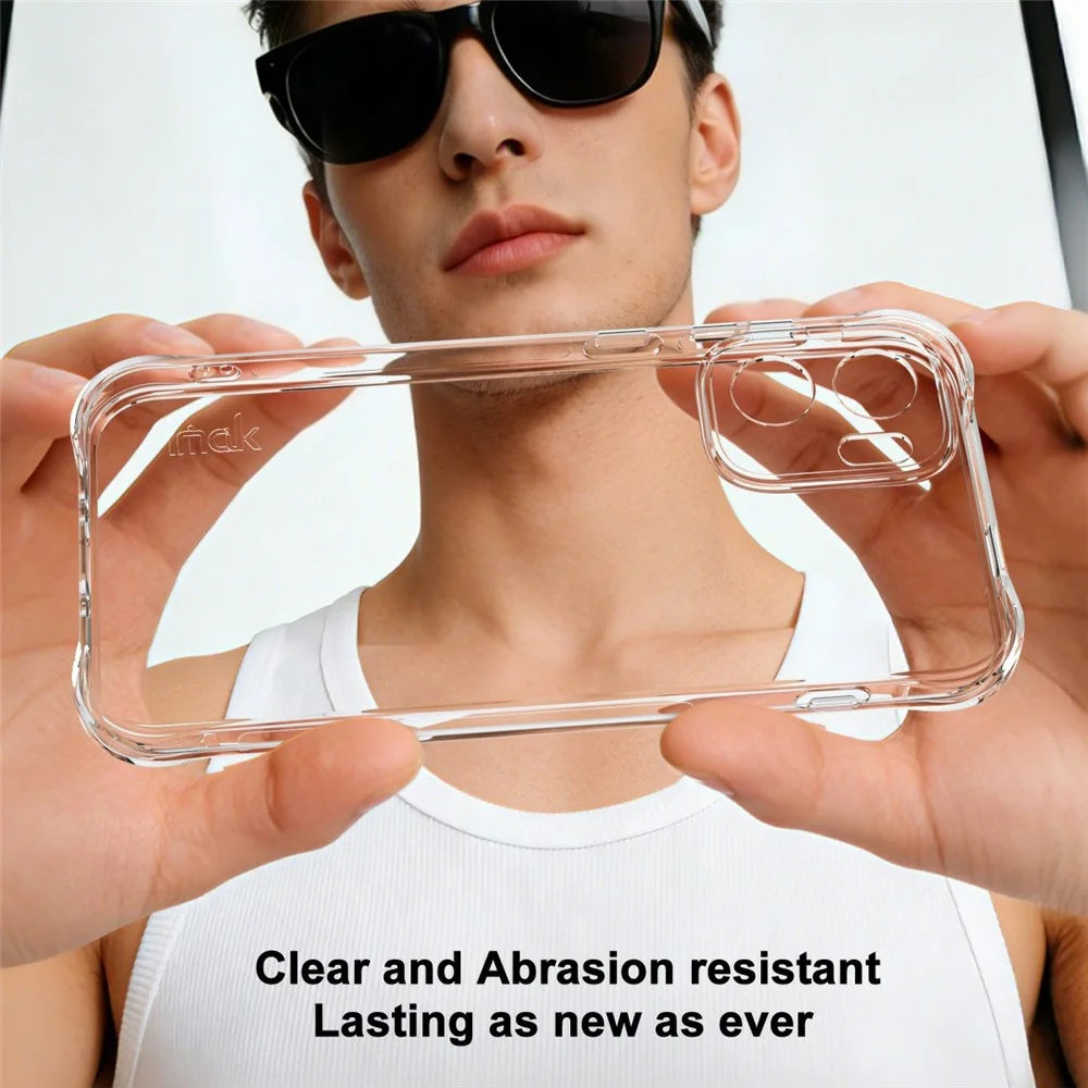 IMAK For OnePlus Ace 6 Ultra 5G Case TPU Phone Cover Airbag Shockproof Protection - Transparent - 4