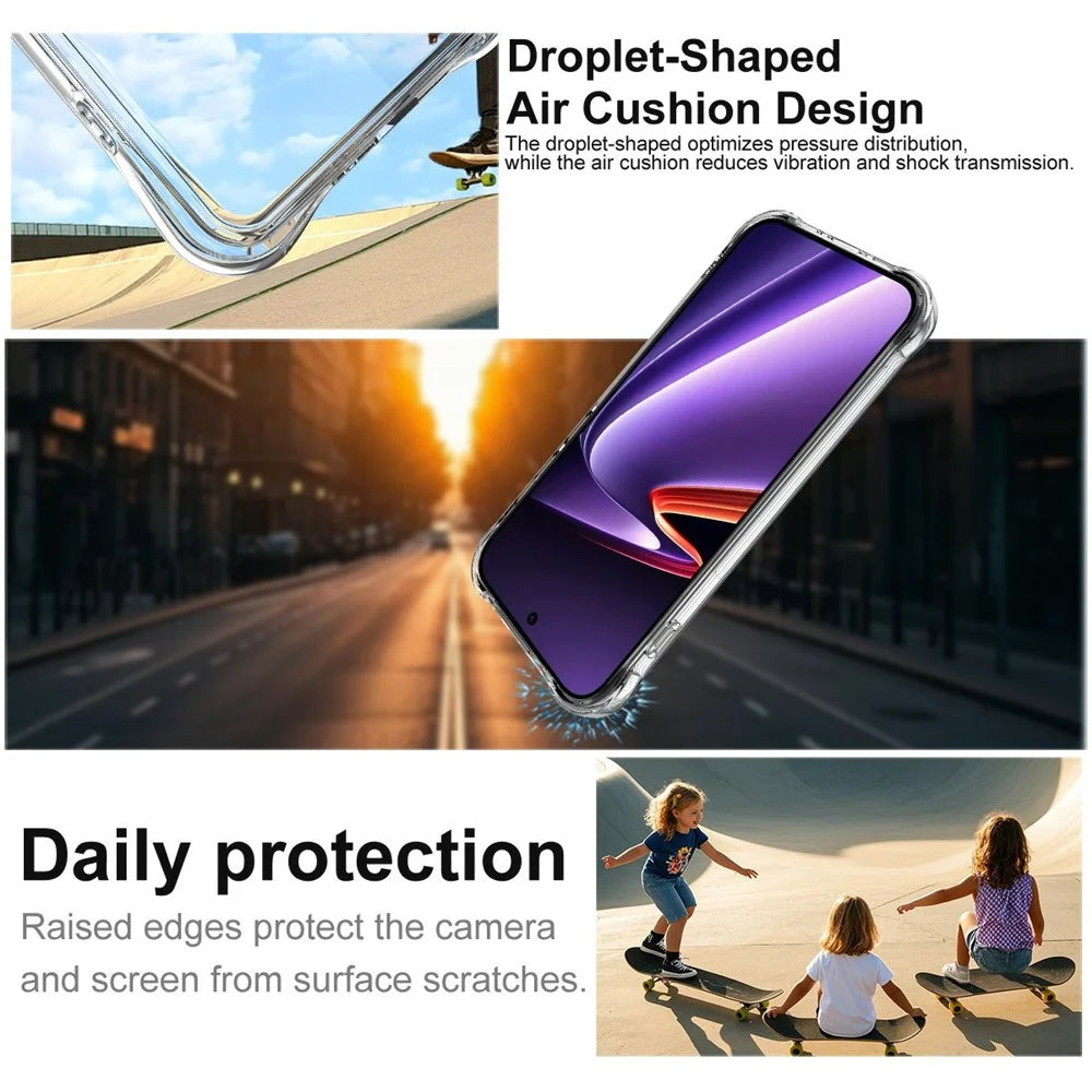 IMAK For OnePlus Ace 6 Ultra 5G Case TPU Phone Cover Airbag Shockproof Protection - Transparent - 5