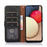 KHAZNEH For OnePlus Ace 6 Ultra 5G Case RFID Blocking Wallet Litchi Texture PU Leather Phone Cover with Strap - Black - 2