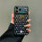 For iPhone 17 Pro Max Magnetic Case Holographic Laser Cover with Tempered Glass Screen Protector - Black - 2
