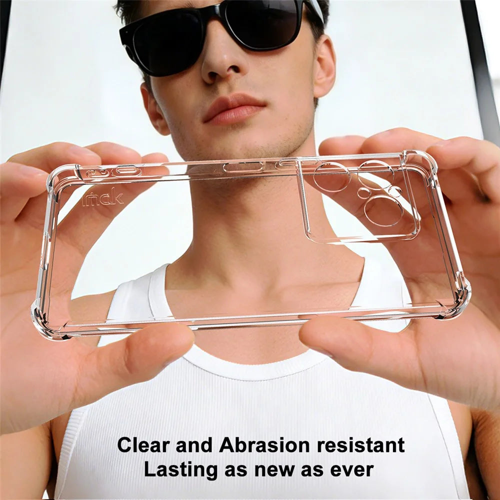 IMAK For Sony Xperia 1 VIII Case TPU Phone Cover Airbag Shockproof Protection - Transparent - 4