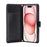 Wallet Case for iPhone 18 Pro Max / 17 Pro Max Litchi Texture Zipper Pocket Stand Leather Flip Phone Cover with Wrist Strap - Black - 2