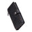 Wallet Case for iPhone 18 Pro Max / 17 Pro Max Litchi Texture Zipper Pocket Stand Leather Flip Phone Cover with Wrist Strap - Black - 7
