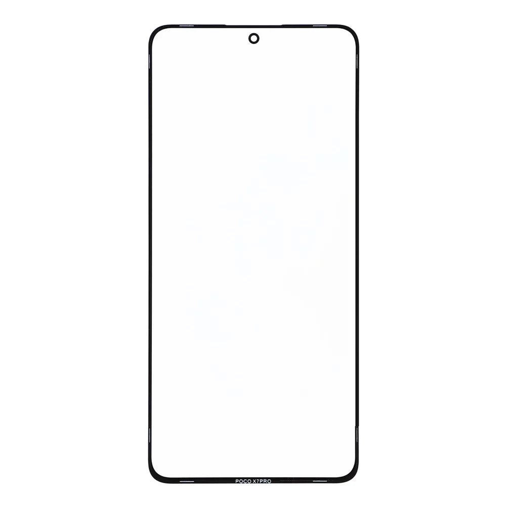 For Xiaomi Poco X7 Pro 5G / Redmi Turbo 4 5G Front Screen Glass Lens + OCA Adhesive Part (without Logo) - 2