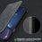 BINFEN COLOR for Samsung Galaxy A36 5G Case RFID Blocking Calf Texture PU Leather Phone Cover - Black - 5