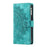 For Samsung Galaxy S26 FE Wallet Case Mandala Flower Pattern PU Leather Phone Cover with Wrist Strap - Mint Green - 7