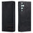 TTUDRCH Style 007 Leather Case For Samsung Galaxy S26 FE RFID Blocking Wallet Stand Phone Cover - Black - 1