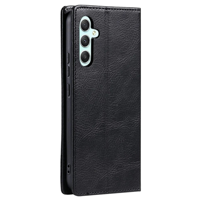 TTUDRCH Style 007 Leather Case For Samsung Galaxy S26 FE RFID Blocking Wallet Stand Phone Cover - Black - 7