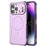 For iPhone 14 Pro Max Case Shockproof Airbag PC+TPU Phone Cover Compatible with MagSafe - Purple - 1