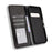 For Natural AI Phone Leather Case Wallet Stand Retro Texture Phone Cover - Black - 5