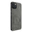 WANLONFENG for iPhone 15 SD1 Series Magnetic Case Nappa Texture PC TPU Phone Cover - Grey - 1