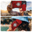 For iPhone 17 Case with Slide Camera Cover Ring Kickstand PC + TPU Phone Shell - Red - 5