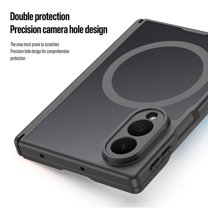 DUX DUCIS for Samsung Galaxy Z Fold8 Magnetic Case  Expn Series PC + TPU Phone Back Cover - Black - 7