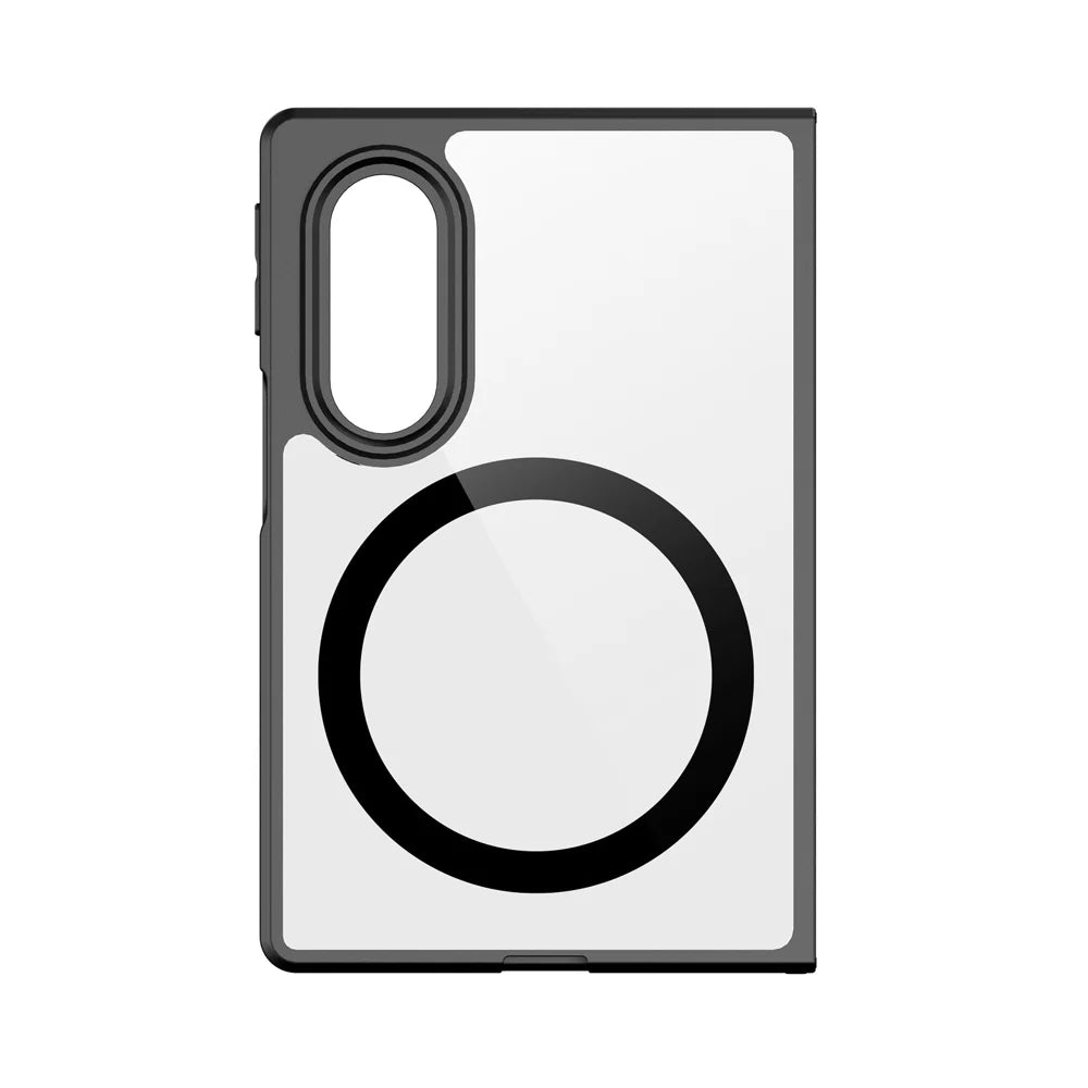 DUX DUCIS for Samsung Galaxy Z Fold8 Aimo Series Magnetic Case PC + TPU Clear Back Phone Cover (REACH Certification) - Black - 3