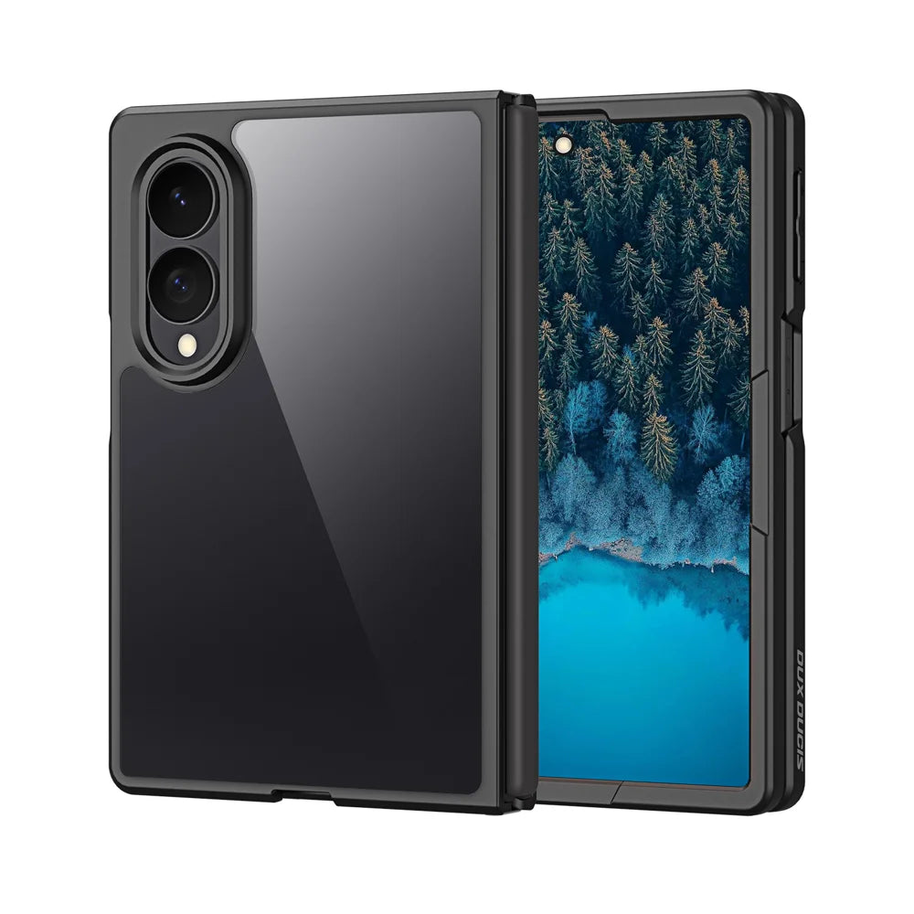 DUX DUCIS for Samsung Galaxy Z Fold8 Aimo Series PC + TPU Clear Back Phone Cover (REACH Certification) - Black - 1