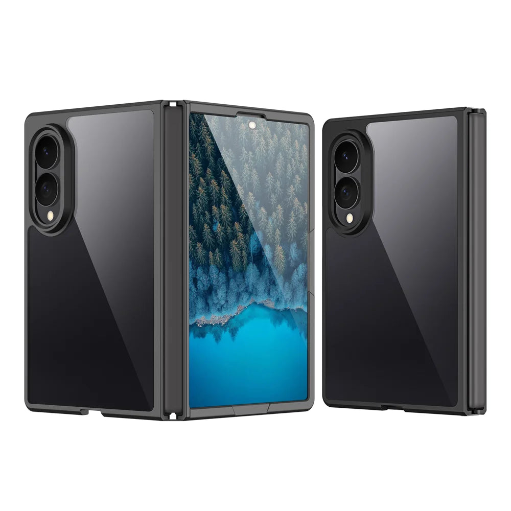 DUX DUCIS for Samsung Galaxy Z Fold8 Aimo Series PC + TPU Clear Back Phone Cover (REACH Certification) - Black - 2