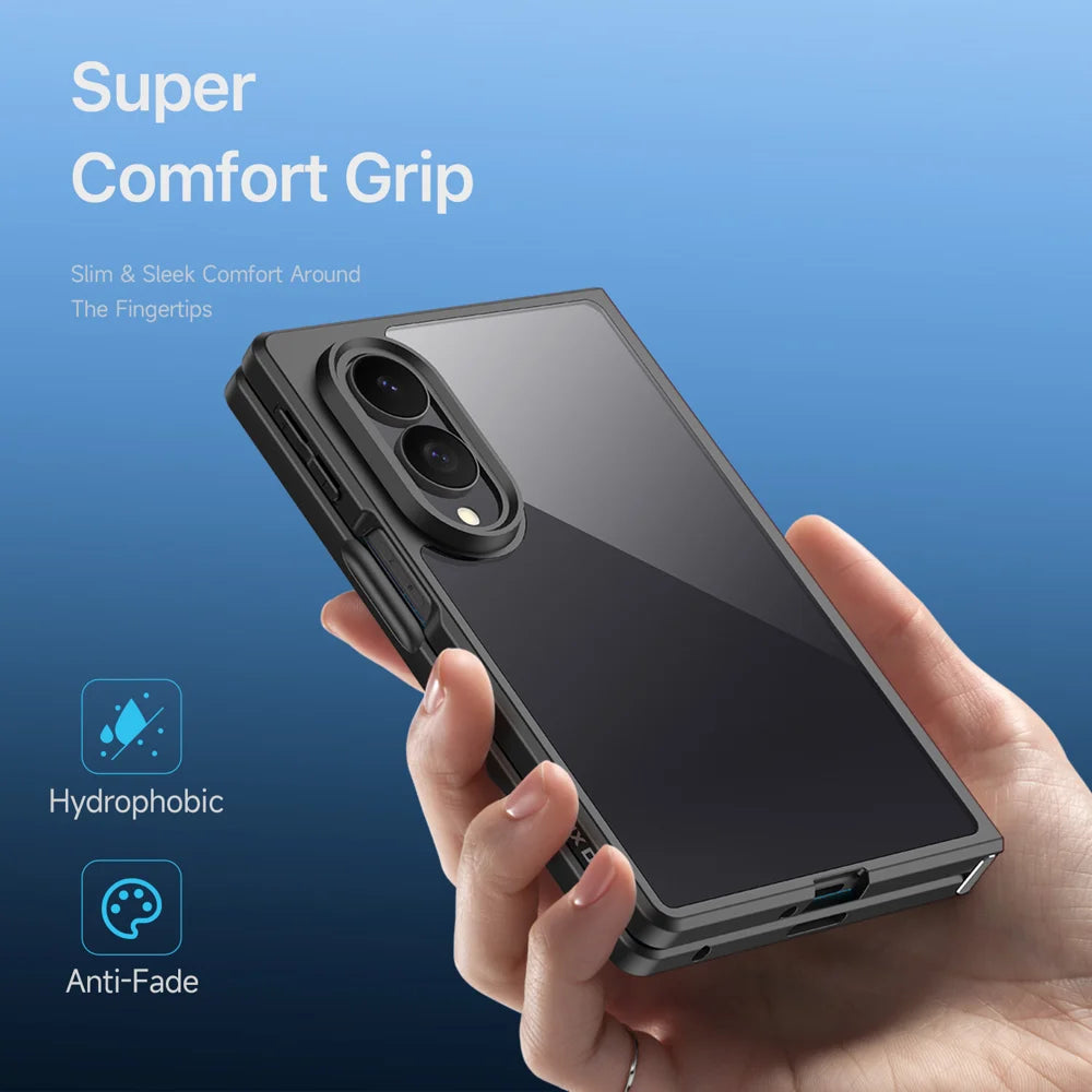 DUX DUCIS for Samsung Galaxy Z Fold8 Aimo Series PC + TPU Clear Back Phone Cover (REACH Certification) - Black - 5