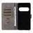 For SoftBank Natural AI Phone Case Wallet RFID Blocking PU Leather Phone Cover Stand with Strap - Black - 3