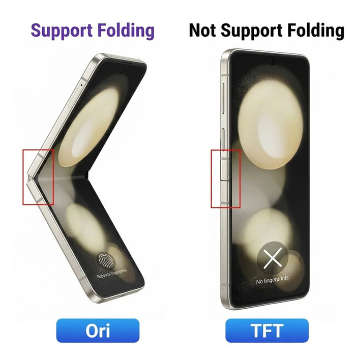 For Samsung Galaxy Z Flip5 5G F731 (Large Screen) Grade C LCD Screen and Digitizer Assembly Replacement Part (TFT Technology) (Without Logo) - 4