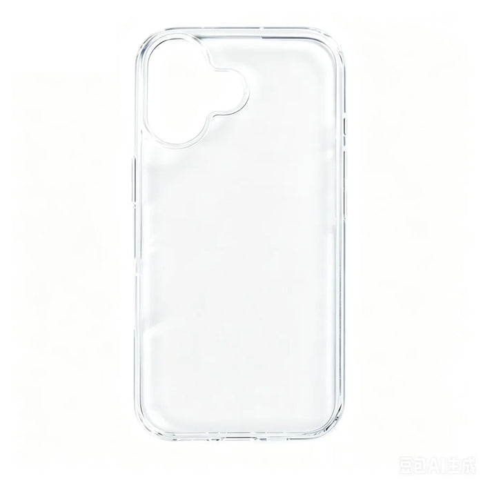 COTECi For iPhone 16 Plus Clear Phone Case AI Camera Cutout Shockproof TPU PC Back Cover - 2