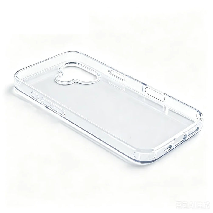 COTECi For iPhone 16 Clear Phone Case AI Camera Cutout Shockproof TPU PC Back Cover - 3