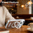 For iPhone 15 Magnetic Case Kickstand TPU+PC+PU Leather Litchi Texture Phone Back Cover - Brown - 5