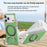 For iPhone 17 Pro Magnetic Case Ring Kickstand Fine Grid Texture Leather + PC + TPU Phone Cover - Green - 7