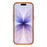 For iPhone 17 Magnetic Case TPU + PC Shockproof Phone Cover with Electroplated Buttons - Orange - 3