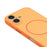 For iPhone 17 Magnetic Case TPU + PC Shockproof Phone Cover with Electroplated Buttons - Orange - 6