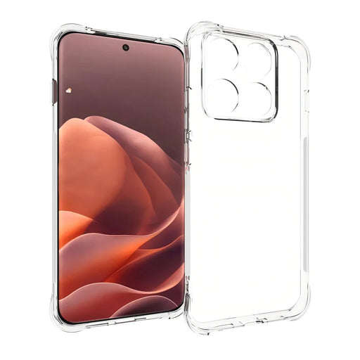 WANLONFENG for Motorola Edge 70 Pro 5G WL Series Case 2.0mm TPU Phone Cover with Tempered Glass Film - Transparent - 2