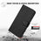 For Google Pixel 11 Pro XL Leather Case Litchi Texture Wallet Stand Anti Drop Phone Cover with Wrist Strap - Black - 5