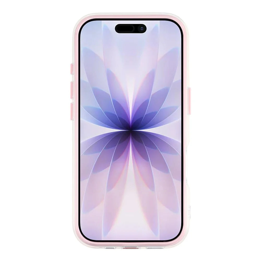 For iPhone 17 Case Colorful Floral Pattern Soft TPU Shockproof Phone Cover - Pink - 2