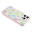 For iPhone 16 Pro Max Case Colorful Floral Pattern Soft TPU Shockproof Phone Cover - Pink - 5