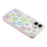 For iPhone 16 Case Colorful Floral Pattern Soft TPU Shockproof Phone Cover - Pink - 5