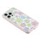 For iPhone 15 Pro Max Case Colorful Floral Pattern Soft TPU Shockproof Phone Cover - Pink - 4