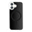 For iPhone 17 Magnetic Case PC + TPU Drop-Resistant Protective Phone Cover - Black - 2