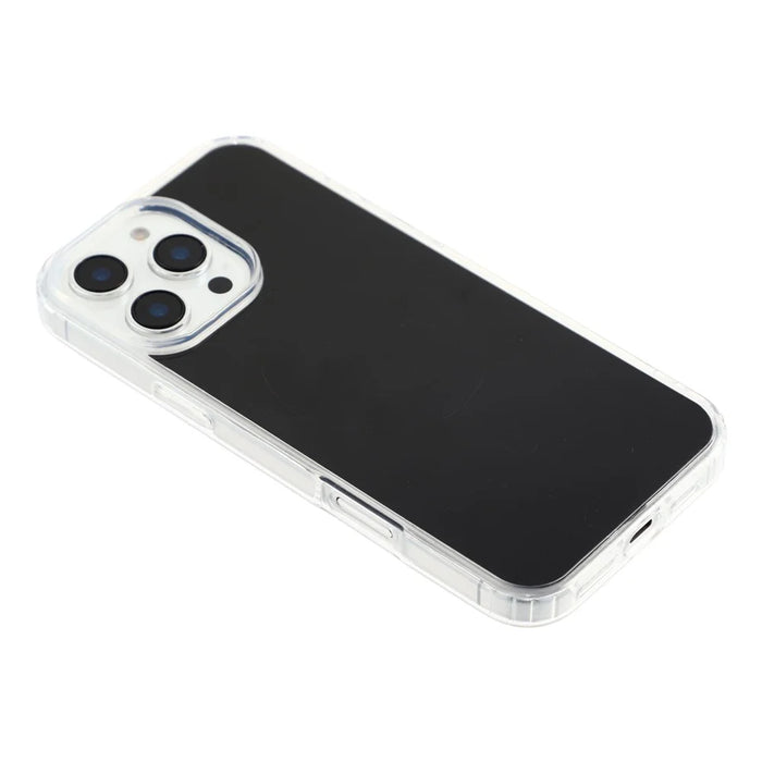 For iPhone 16 Pro Magnetic Case PC + TPU Drop-Resistant Protective Phone Cover - Black - 4