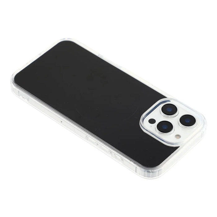 For iPhone 16 Pro Max Magnetic Case PC + TPU Drop-Resistant Protective Phone Cover - Black - 5