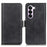 For OnePlus Nord CE6 Lite 5G Case Stand Cowhide Texture PU Leather Phone Cover - Black - 1