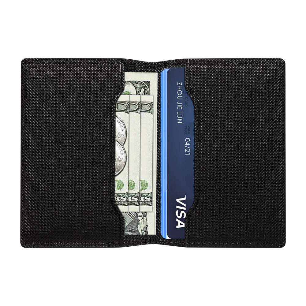 DENIOR V26 Magnetic Card Holder for iPhone 17e / Air / 17 / 17 Pro / 17 Pro Max / 16e / 16 / 16 Plus / 16 Pro / 16 Pro Max Diamond Texture Wallet Stand - Black - 5