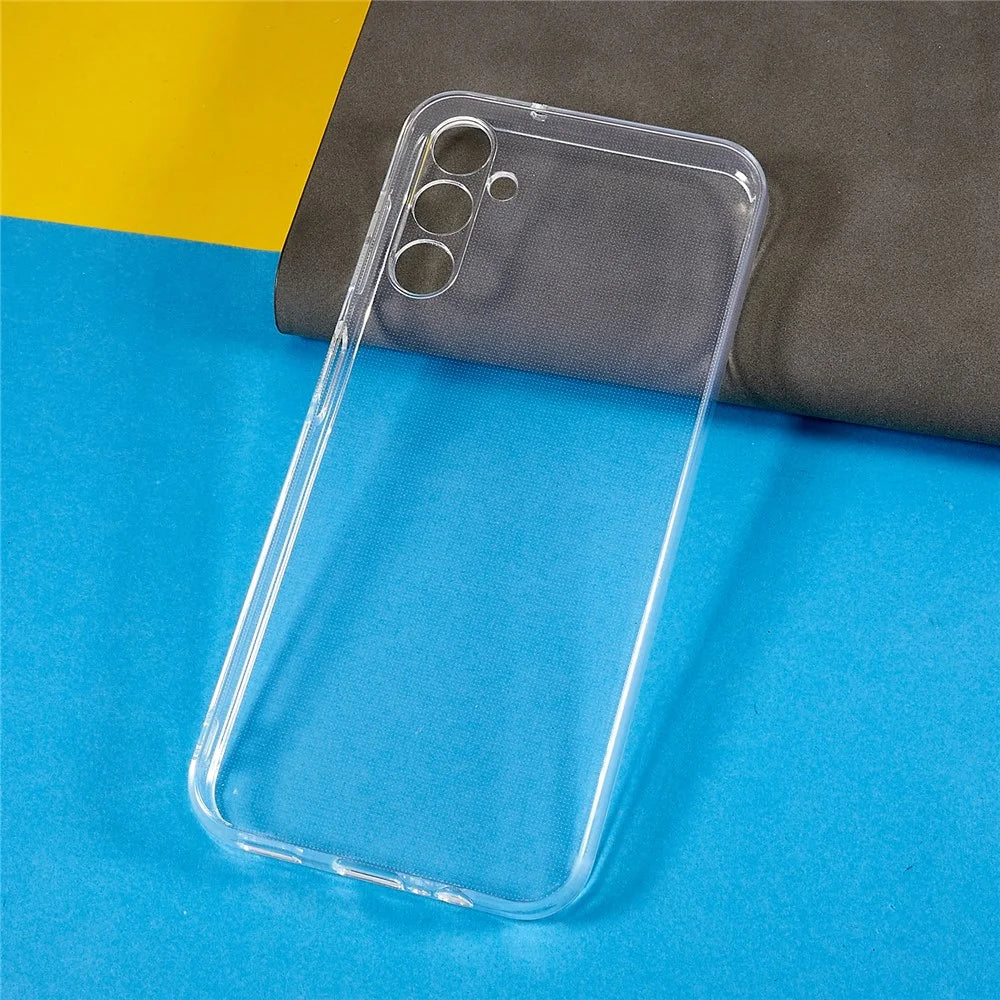 Anti-Scratch TPU Phone Case For Samsung Galaxy A14 5G / A14 4G 2.0mm Thickness Watermark-Free Anti-Drop Transparent Cell Phone Cover - 2