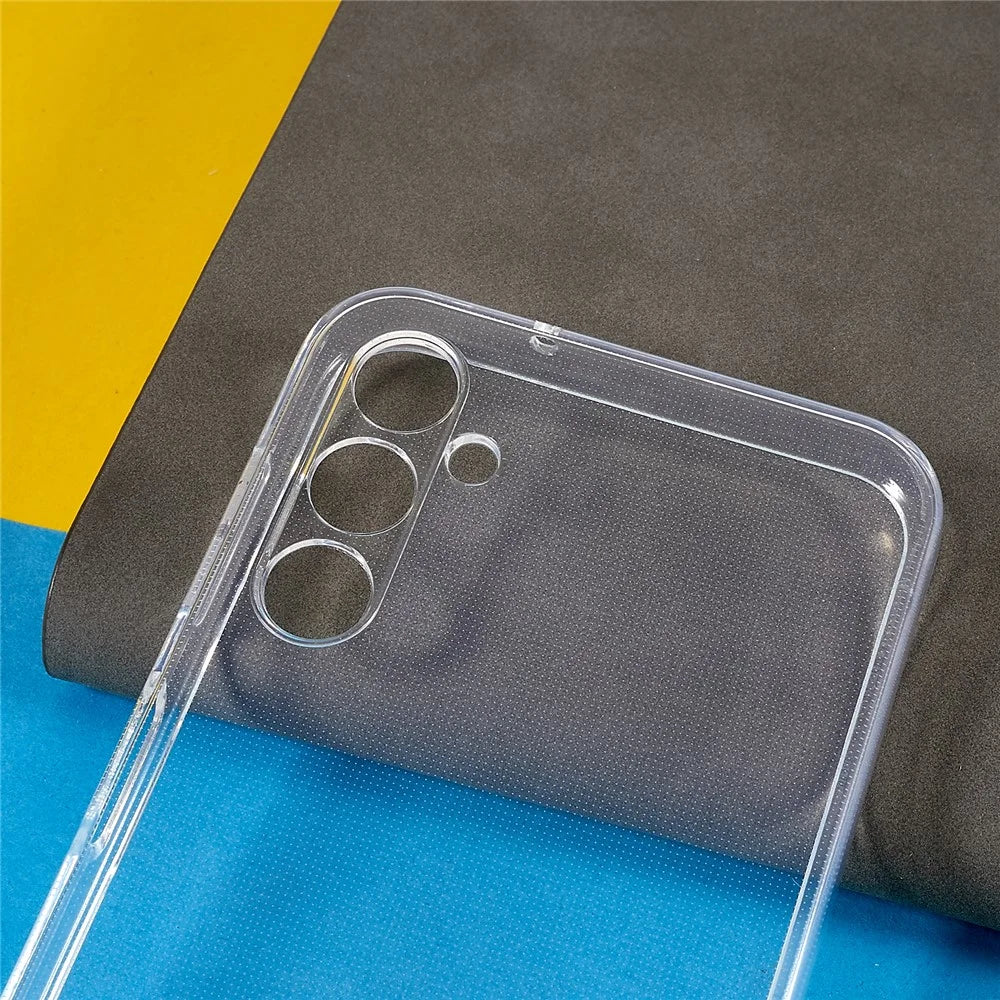 Anti-Scratch TPU Phone Case For Samsung Galaxy A14 5G / A14 4G 2.0mm Thickness Watermark-Free Anti-Drop Transparent Cell Phone Cover - 3
